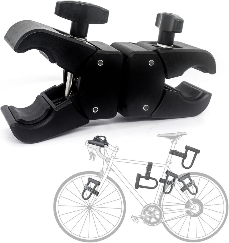 SODOI U-Lock Holder/Clamp for Kryptonite and Most Other U-Locks, Heavy Duty Use, No Noise, Suitable for Round Tube Bike Frame - Image 1